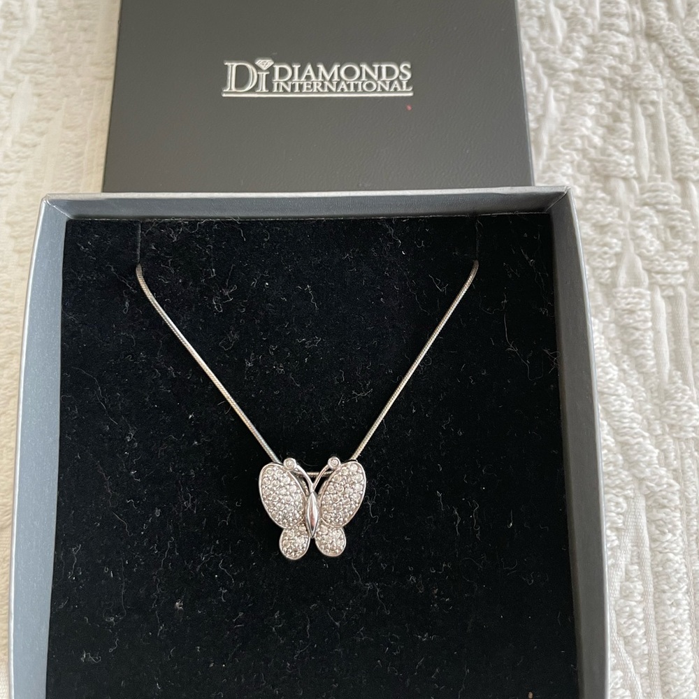 Diamond Butterfly necklace
